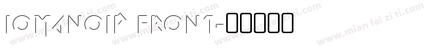 Iomanoid Front字体转换